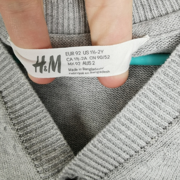 H&M Cardigan Grey 18-24m - Picture 4 of 5